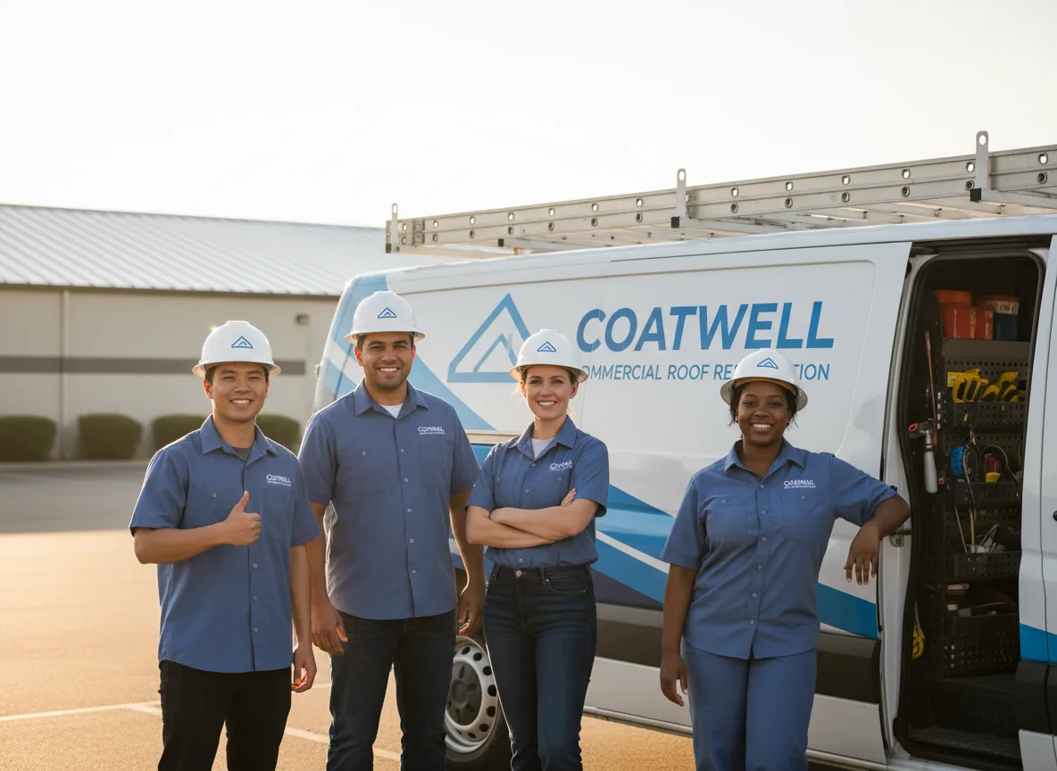 Commercial roof coating company in Thornton, KY